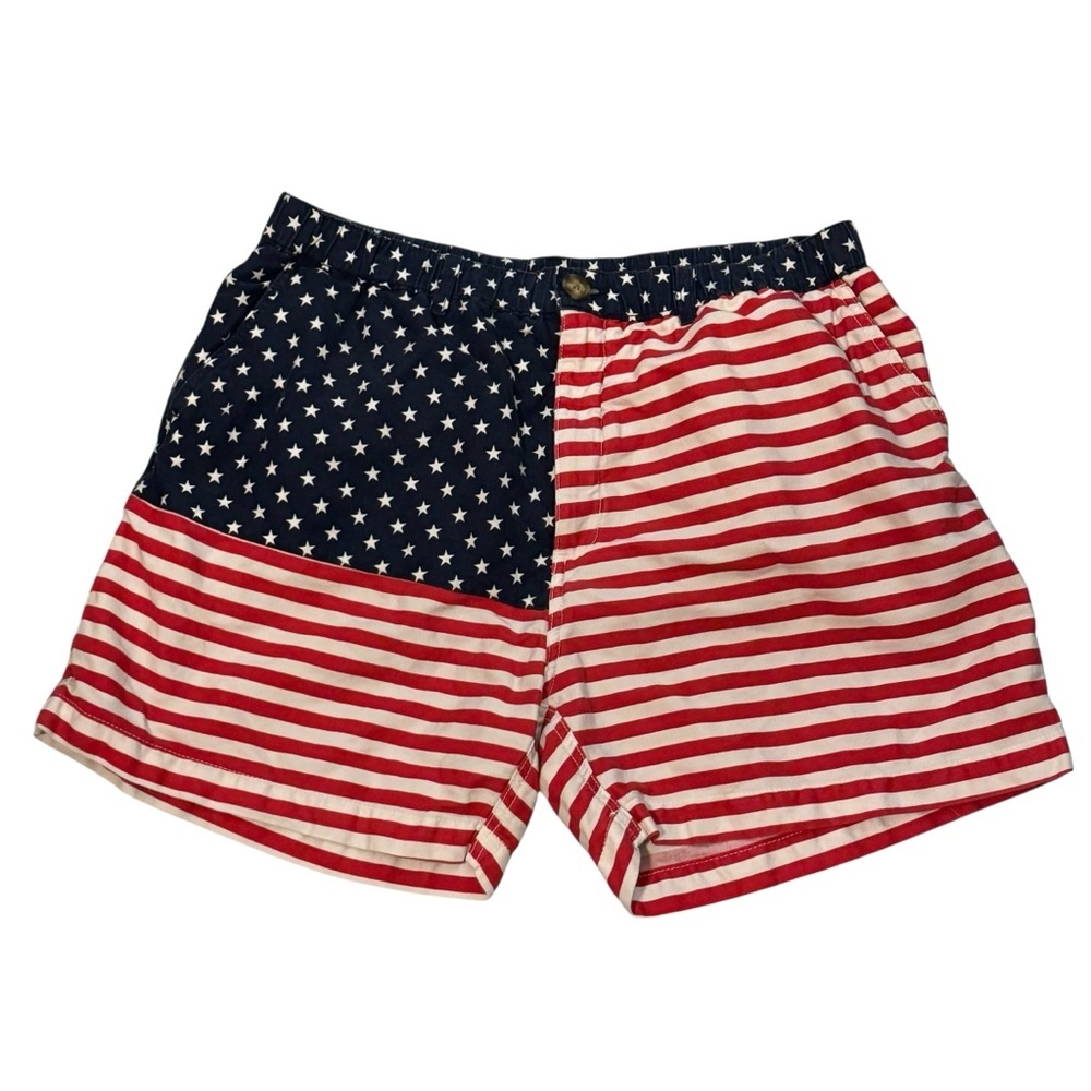 Chubbies the ‘mericas American flag cotton shorts men’s XXL